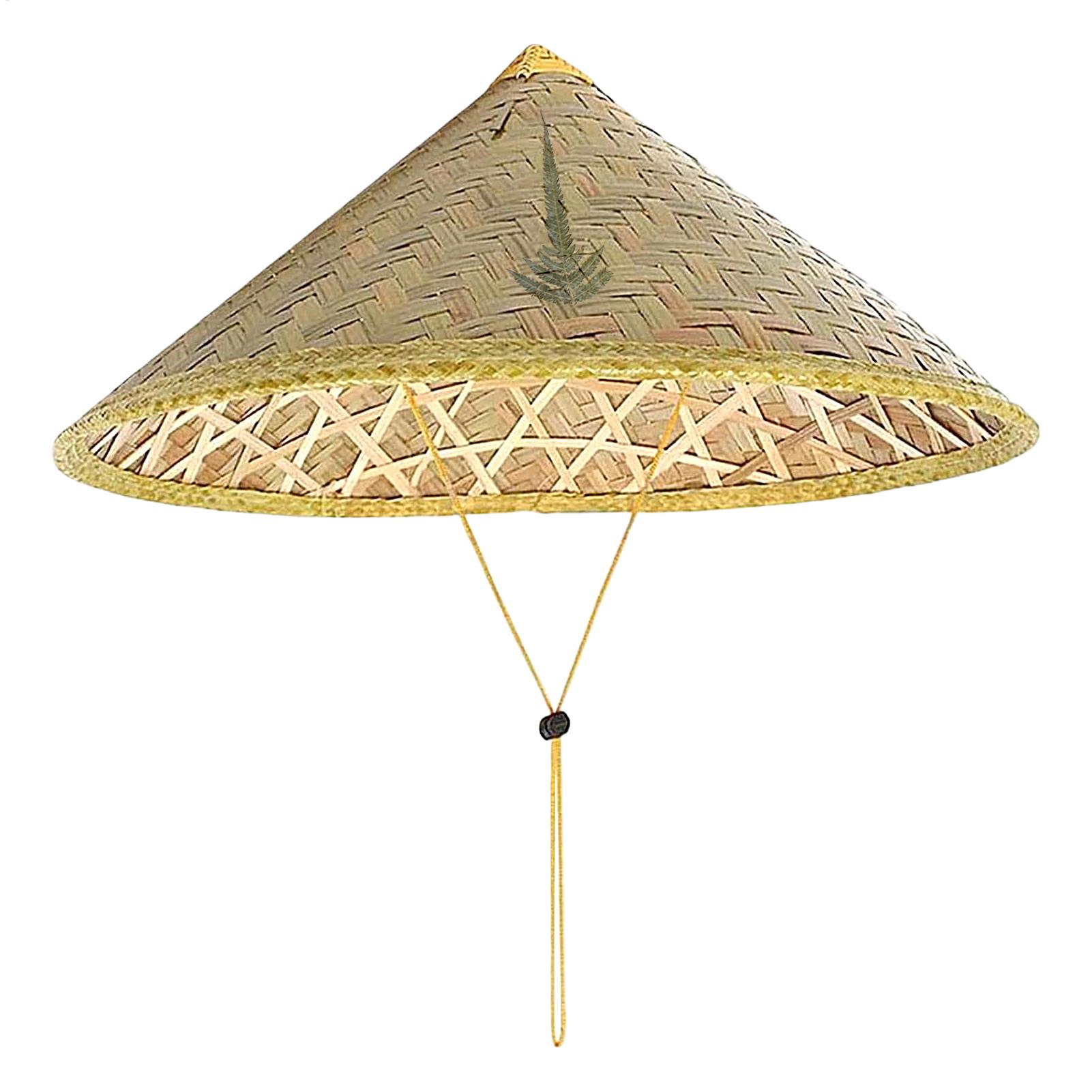 Fishing Hat - Chinese Straw Hat Handmade Rattan Hat