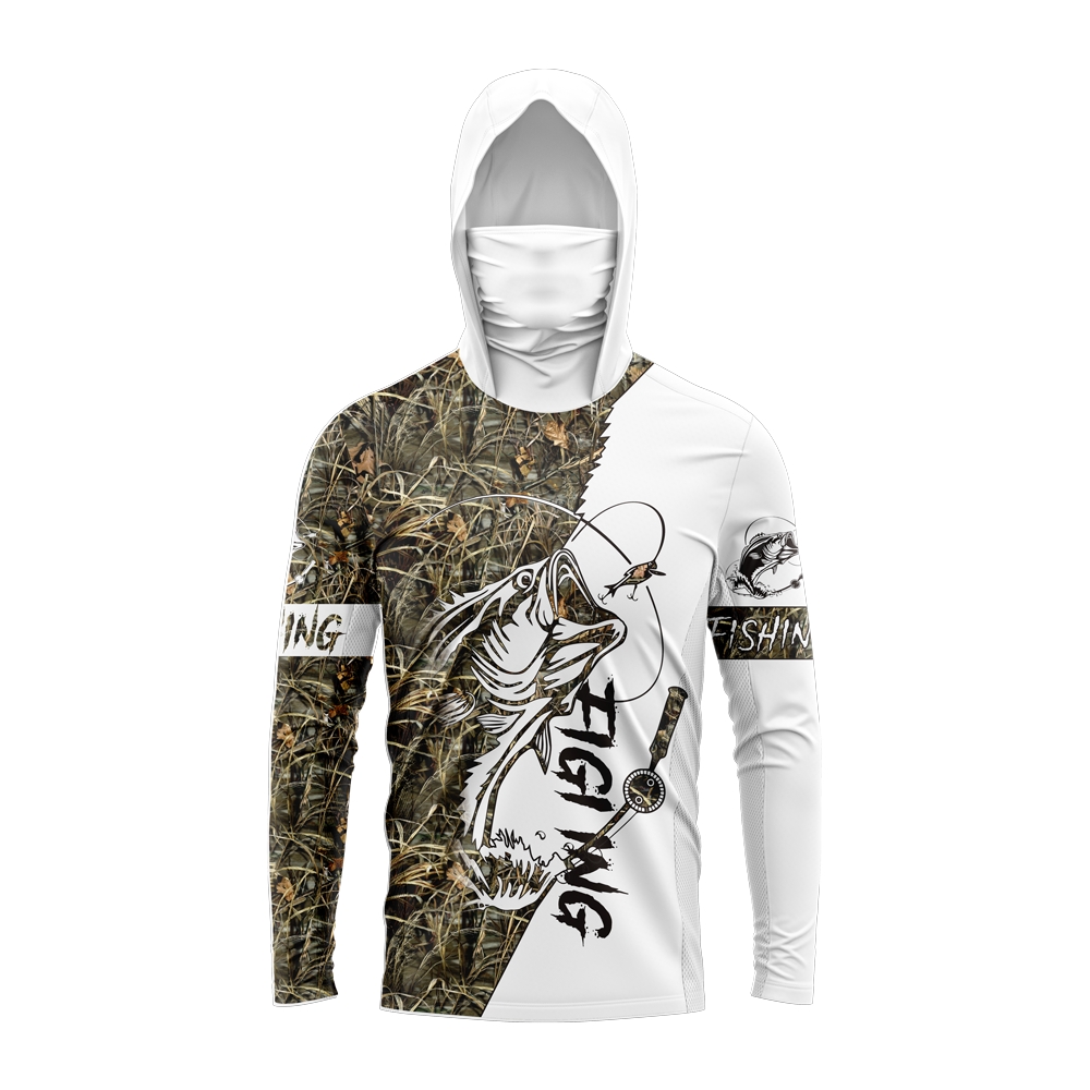 MALFC Men Hood Fishing Shirt l - огляд і ціна Fishing Shirt Uv Protection