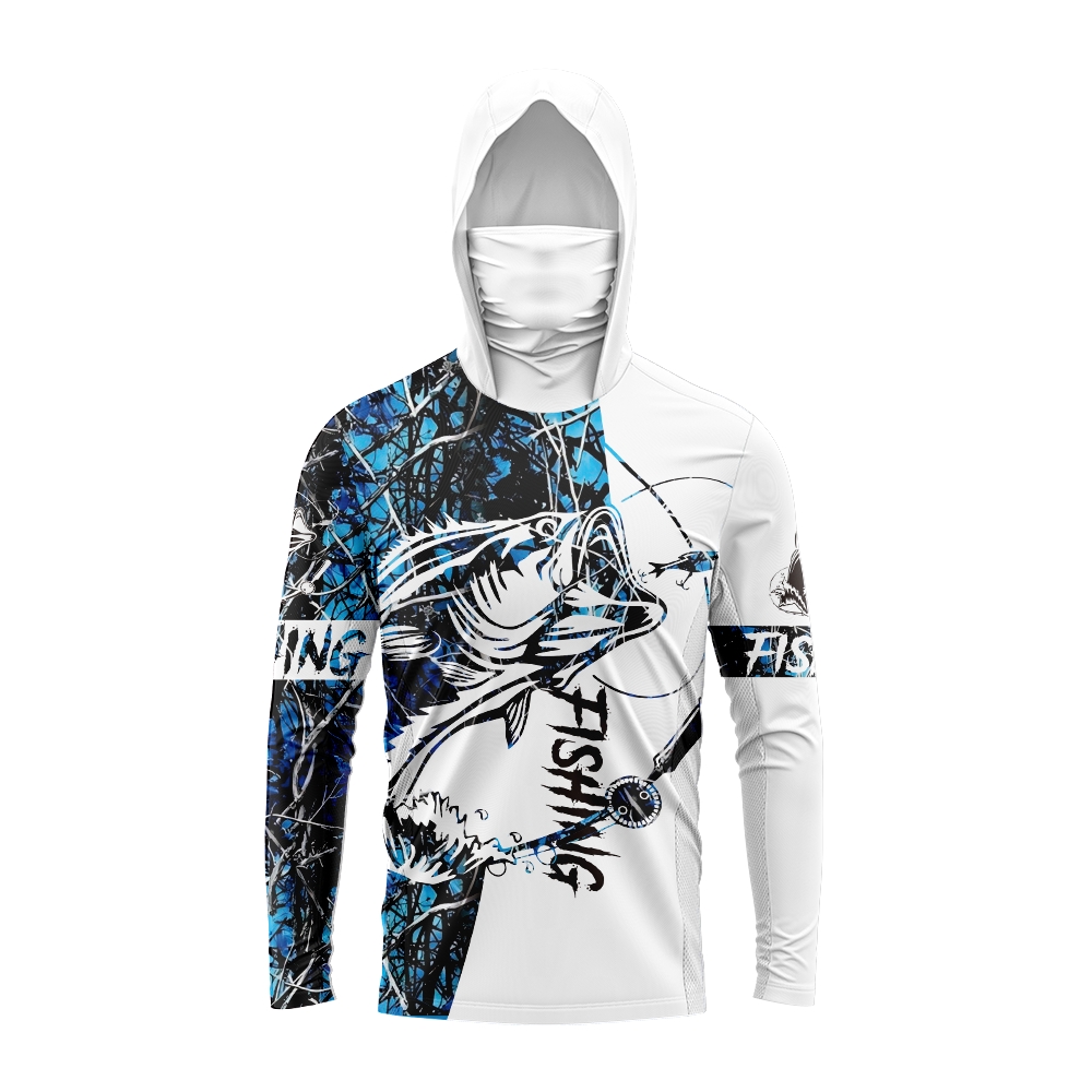 MALFC Men Hood Fishing Shirt l - огляд і ціна Fishing Shirt Uv Protection
