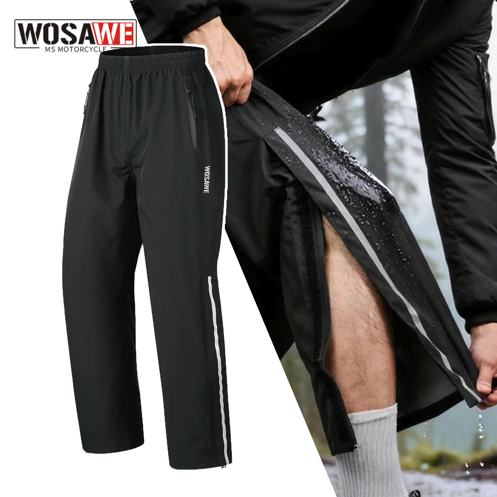 WOSAWE Rain Pants Windproof Me - огляд і ціна Fishing Pants Waterproof