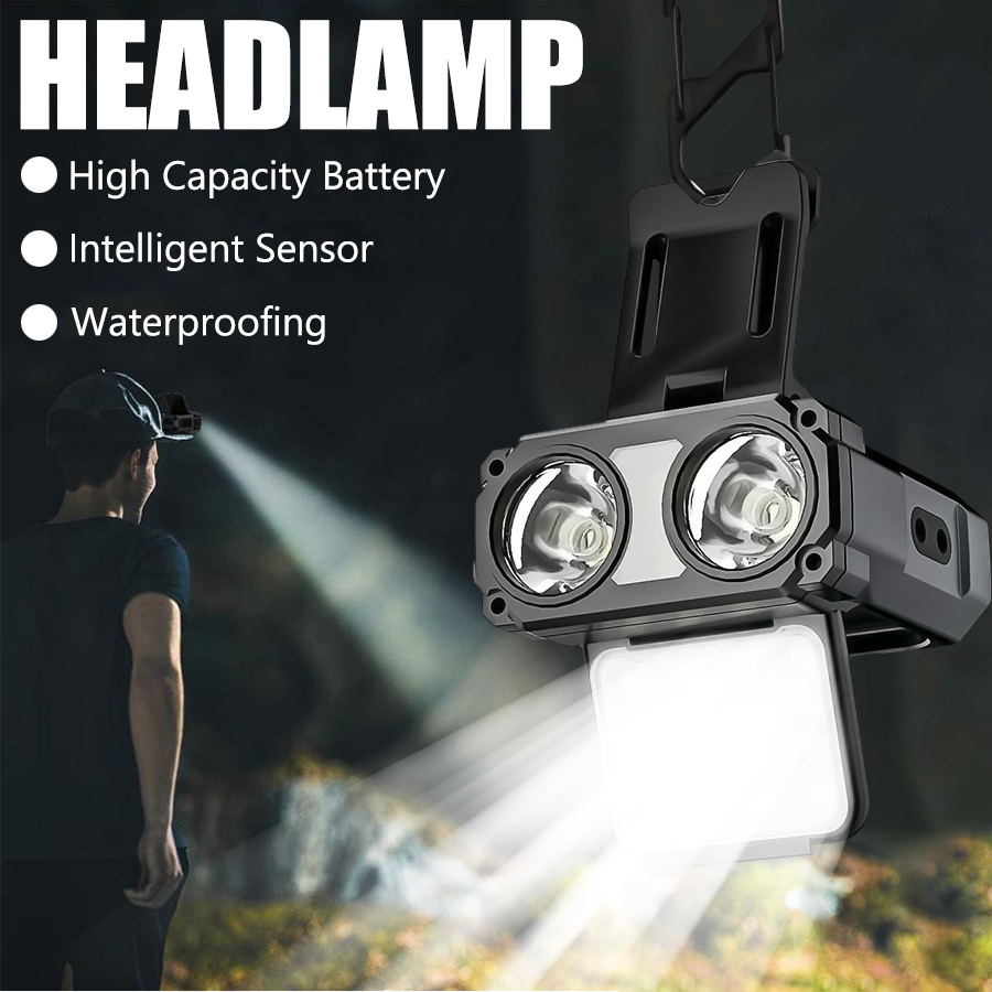 Sensor COB LED Headlamp Cap Cl - огляд і ціна Fishing Hat