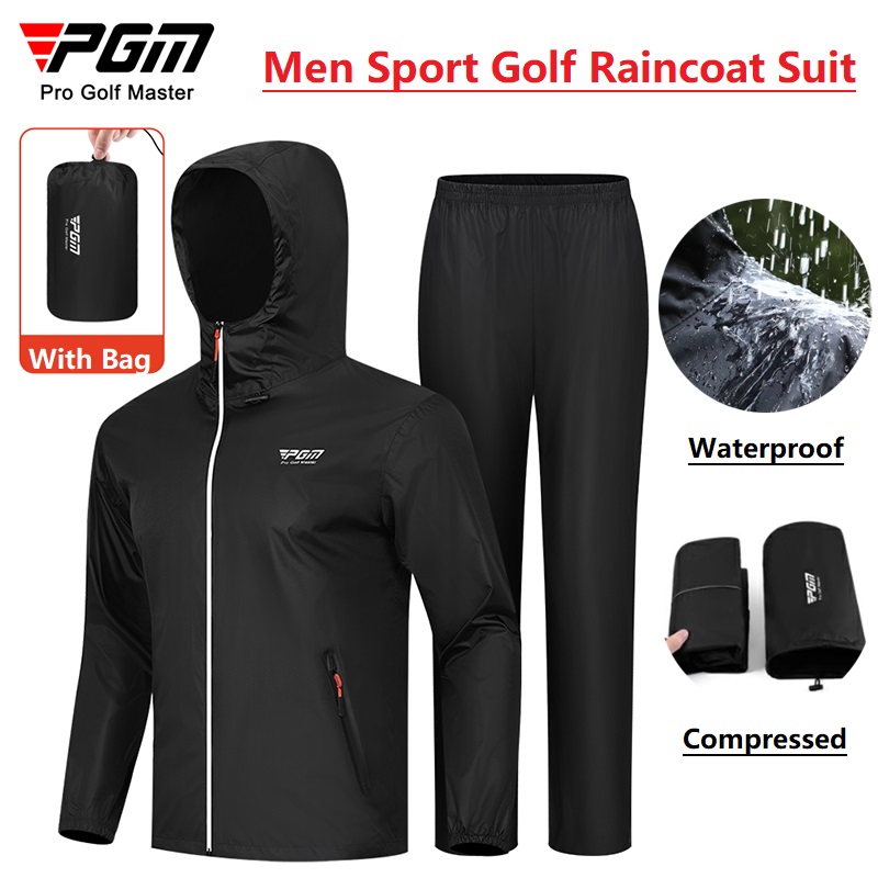 Pgm Men Golf Raincoat Rain Pan - огляд і ціна Fishing Rain Suit